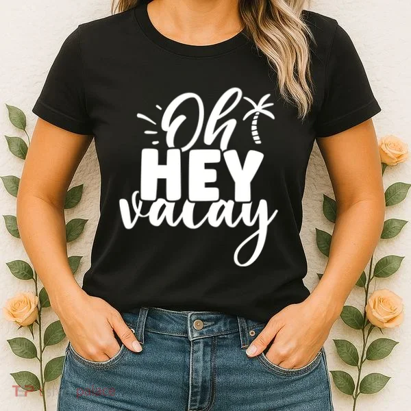 Oh Hey Vacay Palm Tree Summer Women's T-Shirt