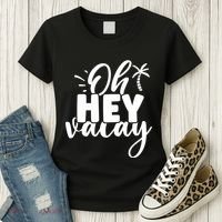 Oh Hey Vacay Palm Tree Summer Women's T-Shirt thumb 3