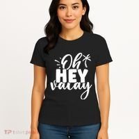 Oh Hey Vacay Palm Tree Summer Women's T-Shirt thumb 4