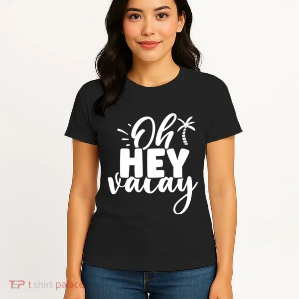 Oh Hey Vacay Palm Tree Summer Women's T-Shirt