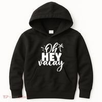 Oh Hey Vacay Palm Tree Summer Kids Hoodie thumb 0