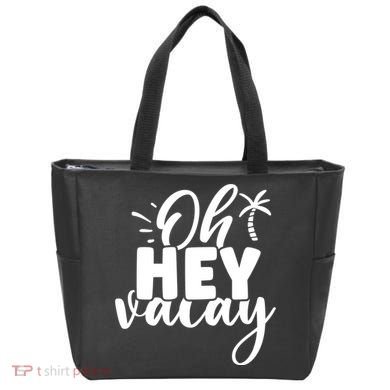 Oh Hey Vacay Palm Tree Summer Tote Bag
