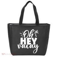 Oh Hey Vacay Palm Tree Summer Tote Bag thumb 0