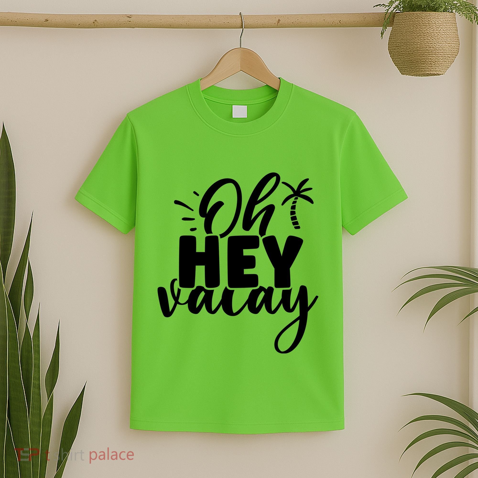 Oh Hey Vacay Palm Tree Summer T-Shirt