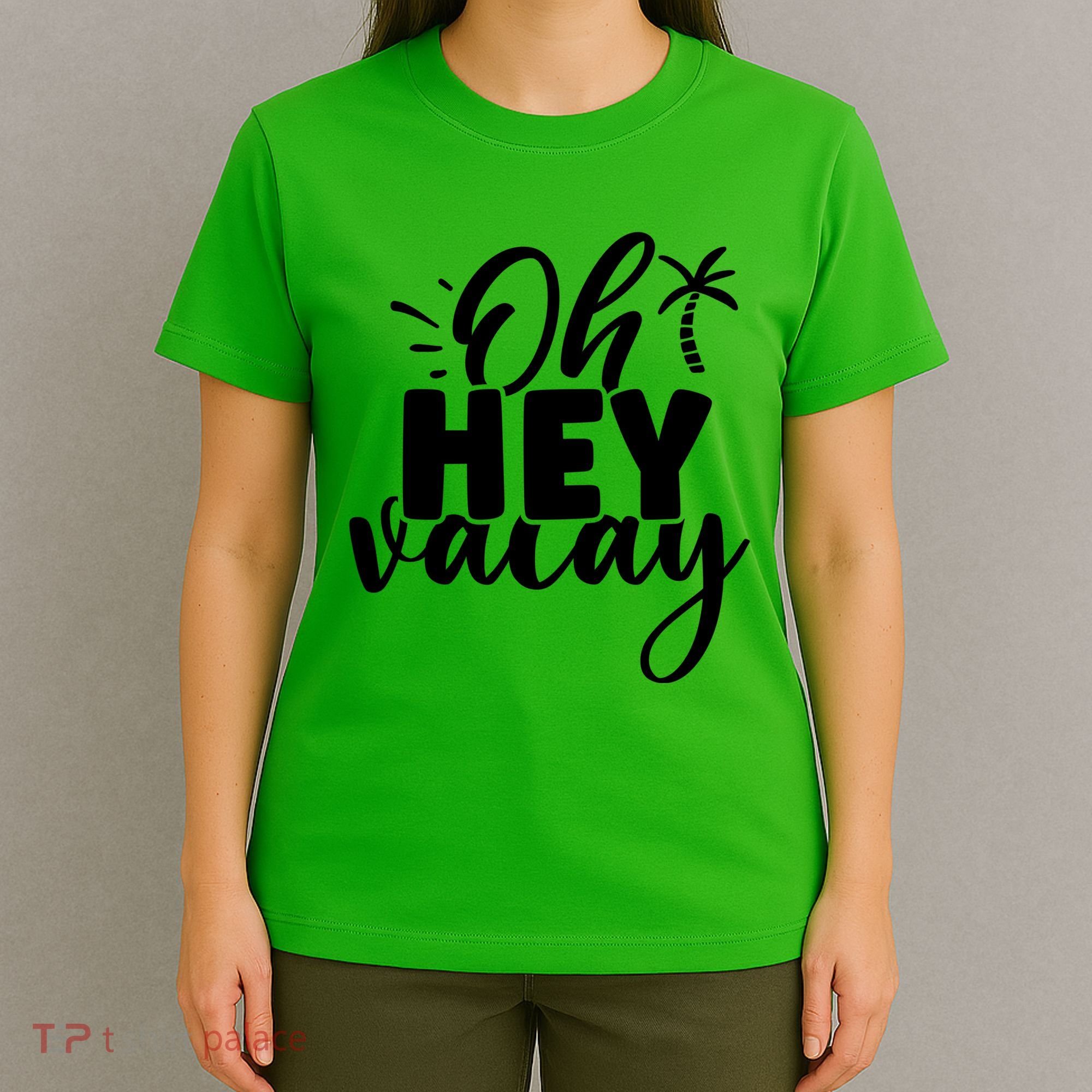 Oh Hey Vacay Palm Tree Summer T-Shirt