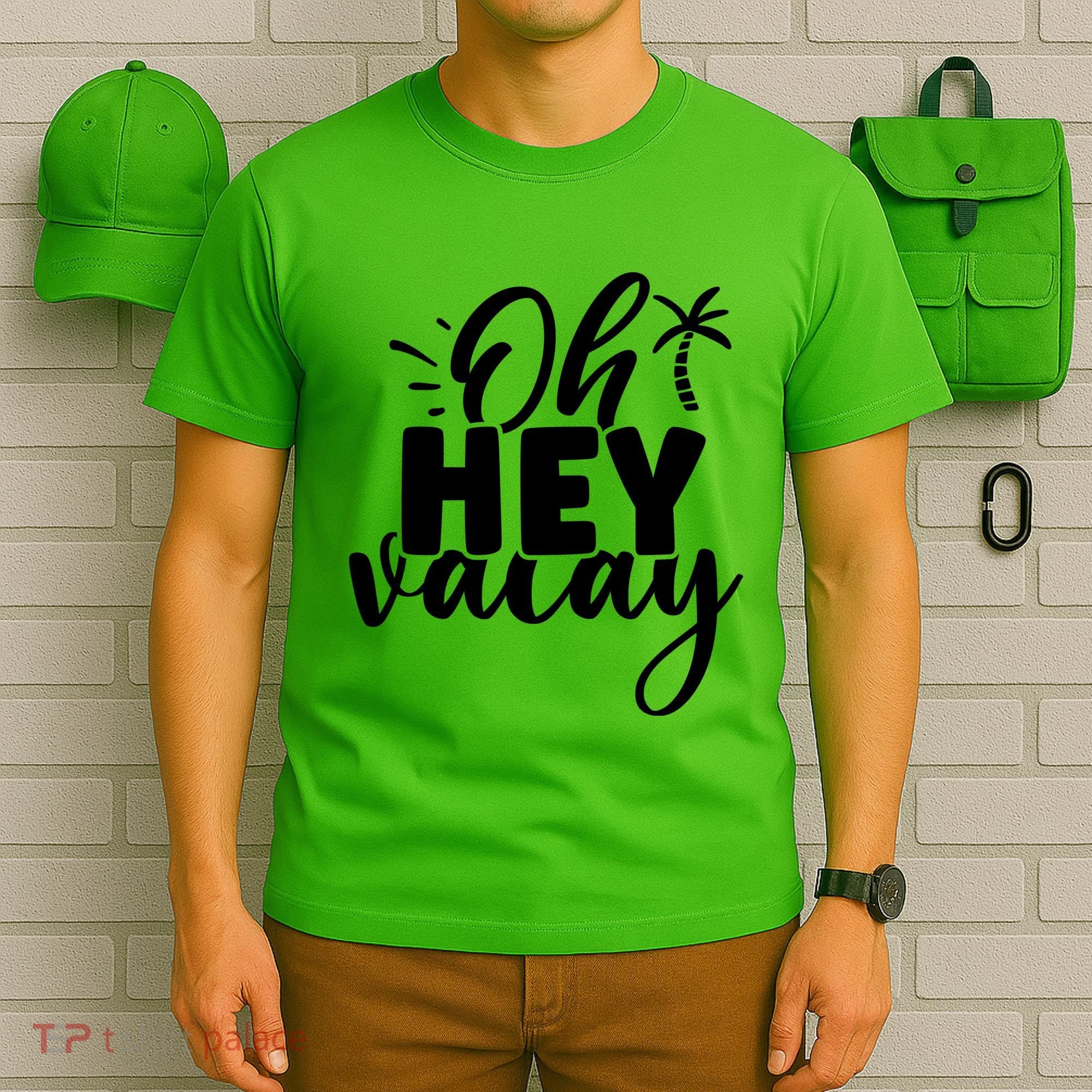 Oh Hey Vacay Palm Tree Summer T-Shirt