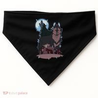 Owl House Wolf Gift Hunter's Wolf Funny Gift Christmas Trendy Gift USA-Made Doggie Bandana thumb 0