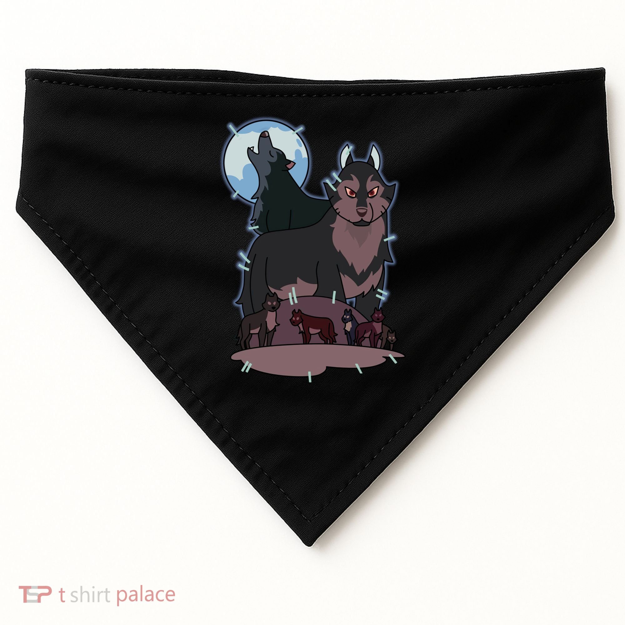 Owl House Wolf Gift Hunter's Wolf Funny Gift Christmas Trendy Gift USA-Made Doggie Bandana