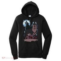 Owl House Wolf Gift Hunter's Wolf Funny Gift Christmas Trendy Gift Women's Hoodie thumb 0