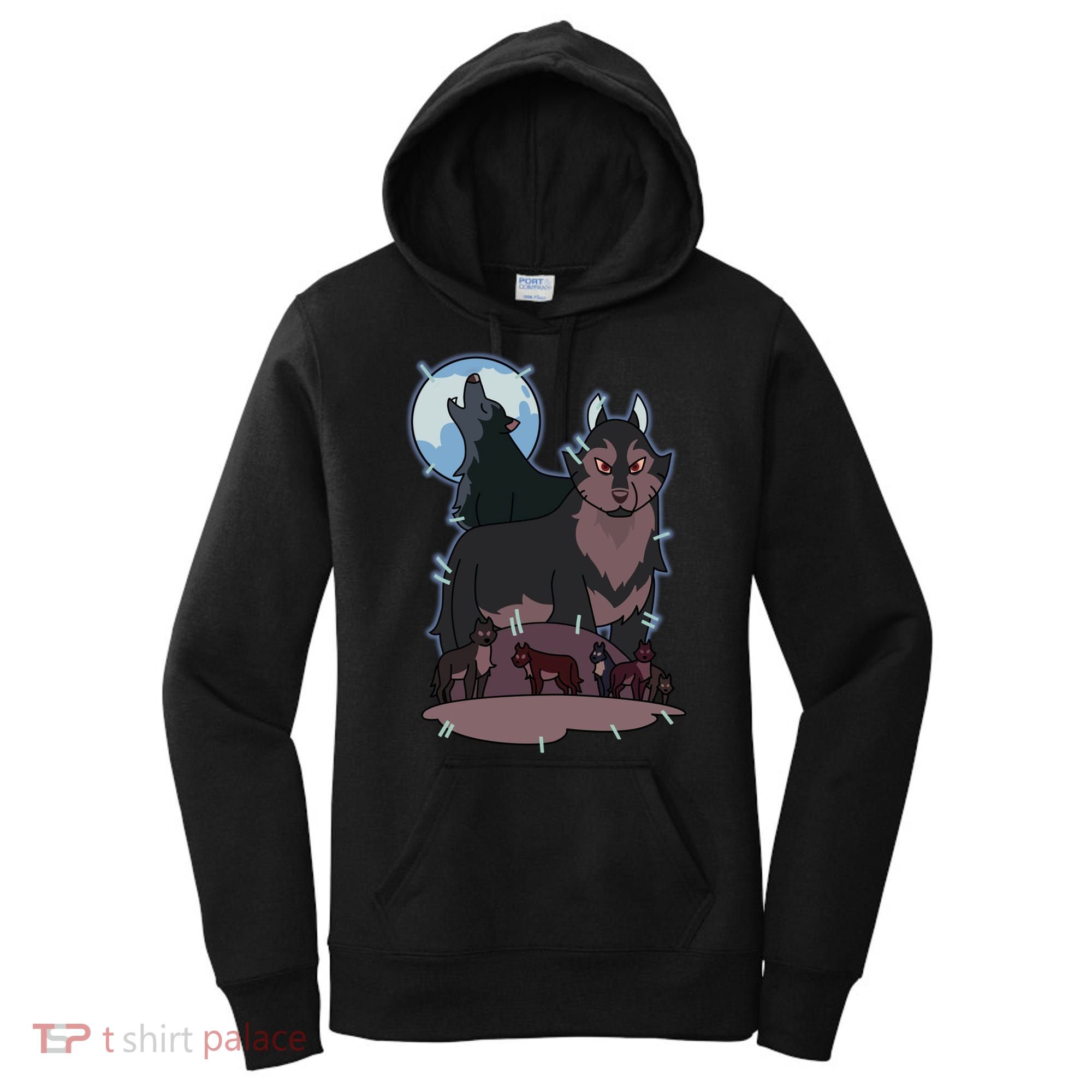 Owl House Wolf Gift Hunter's Wolf Funny Gift Christmas Trendy Gift Women's Hoodie