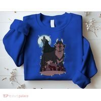 Owl House Wolf Gift Hunter's Wolf Funny Gift Christmas Trendy Gift Sweatshirt thumb 2