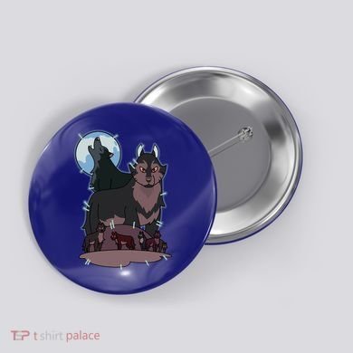 Owl House Wolf Gift Hunter's Wolf Funny Gift Christmas Trendy Gift Button