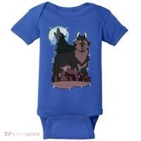 Owl House Wolf Gift Hunter's Wolf Funny Gift Christmas Trendy Gift Baby Bodysuit thumb 0