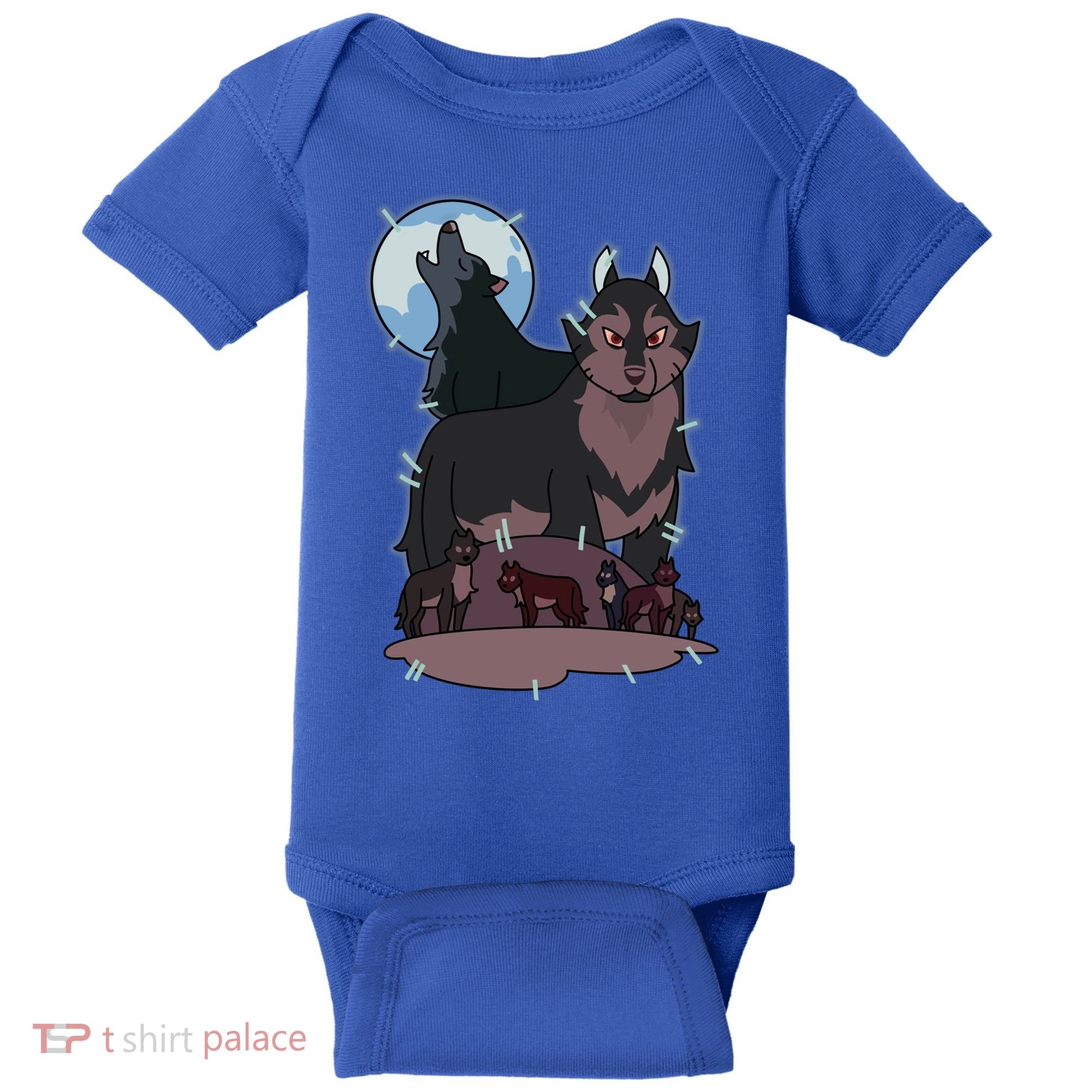 Owl House Wolf Gift Hunter's Wolf Funny Gift Christmas Trendy Gift Baby Bodysuit