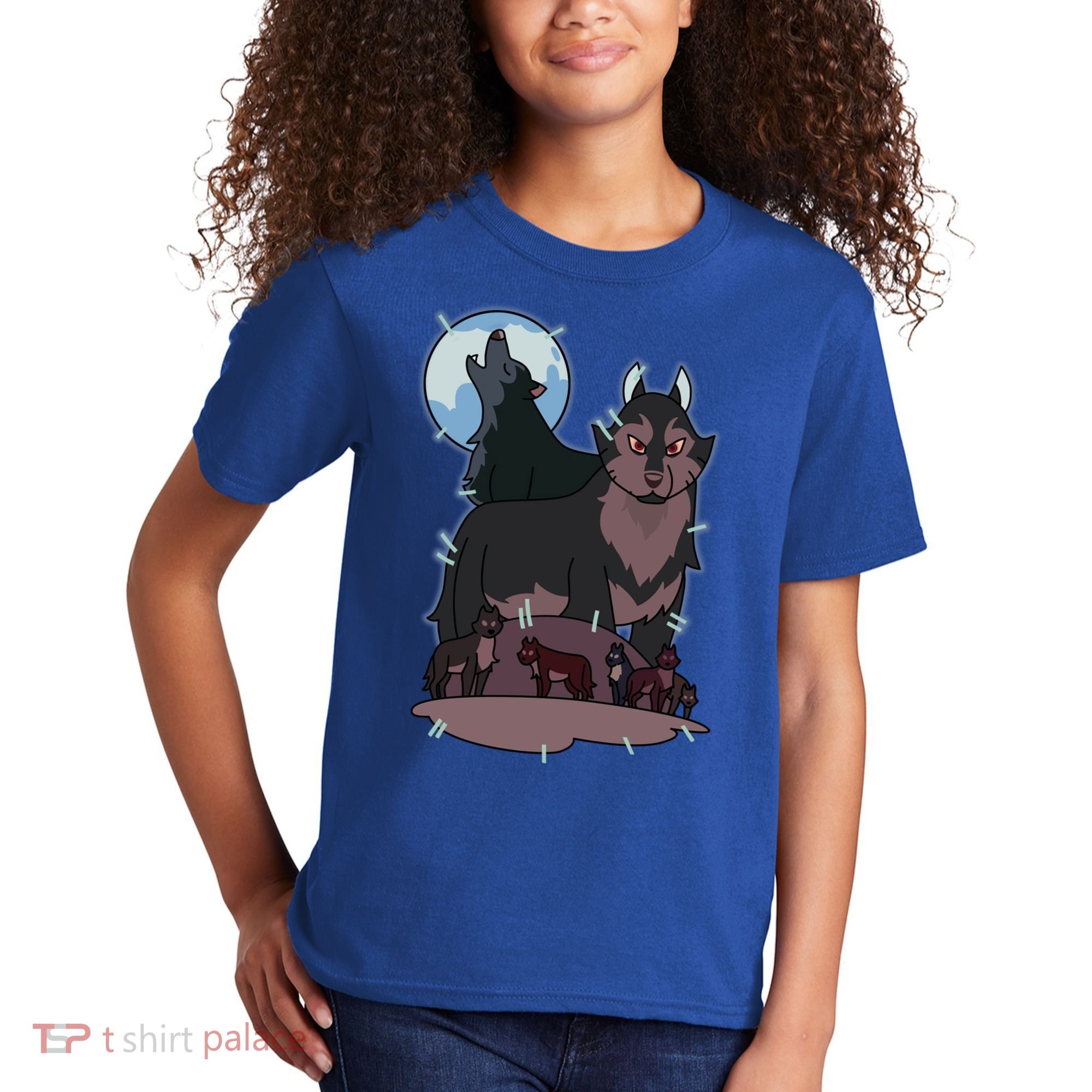 Owl House Wolf Gift Hunter's Wolf Funny Gift Christmas Trendy Gift Kids T-Shirt
