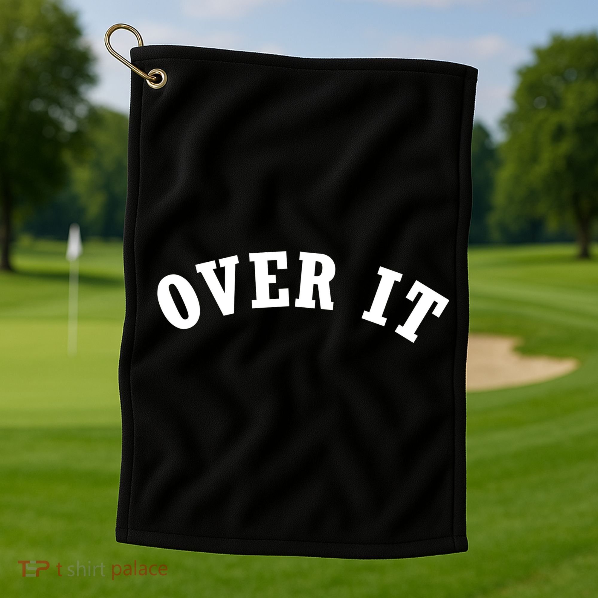 Over It Golf Towel