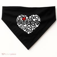 One In 100 Chd Congenital Heart Disease Awareness Gift USA-Made Doggie Bandana thumb 0