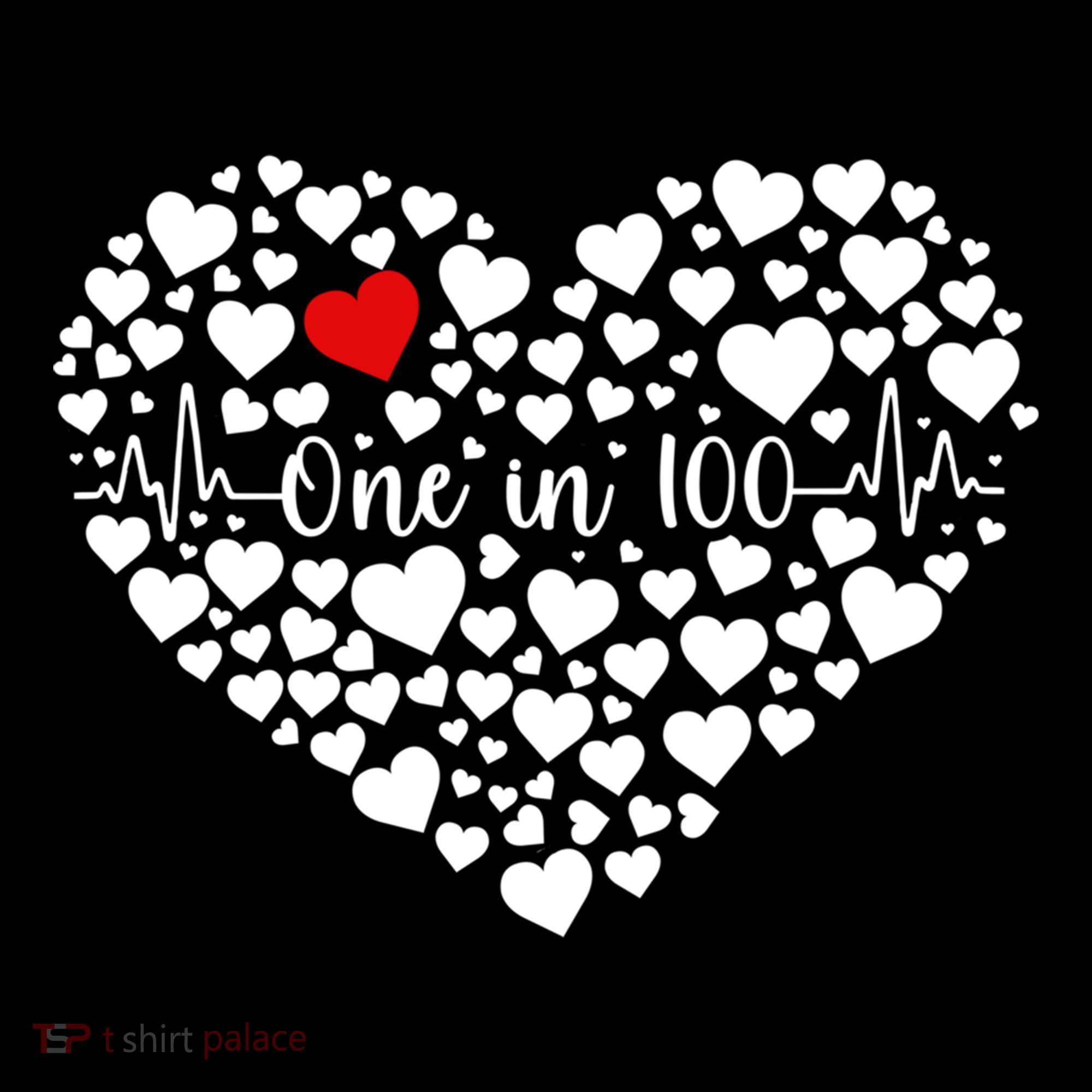 One In 100 Chd Congenital Heart Disease Awareness Gift Coffee Mug