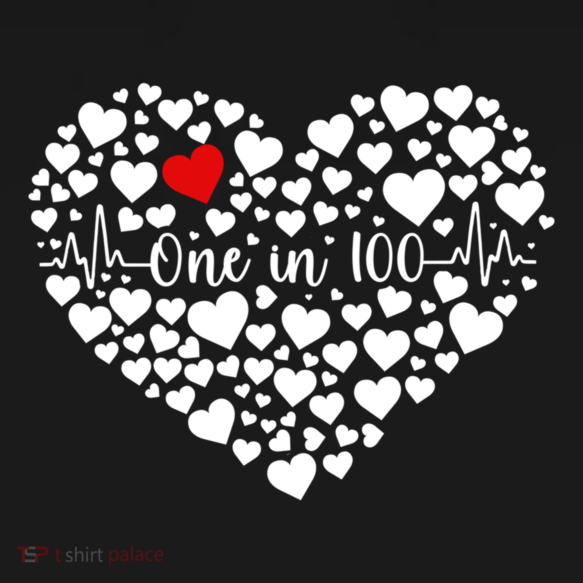 One In 100 Chd Congenital Heart Disease Awareness Gift Women's Hoodie