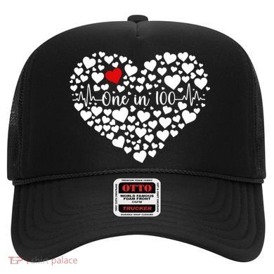 One In 100 Chd Congenital Heart Disease Awareness Gift Hat