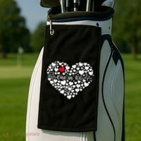One In 100 Chd Congenital Heart Disease Awareness Gift Golf Towel thumb 2