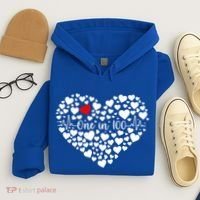 One In 100 Chd Congenital Heart Disease Awareness Gift Hoodie thumb 4