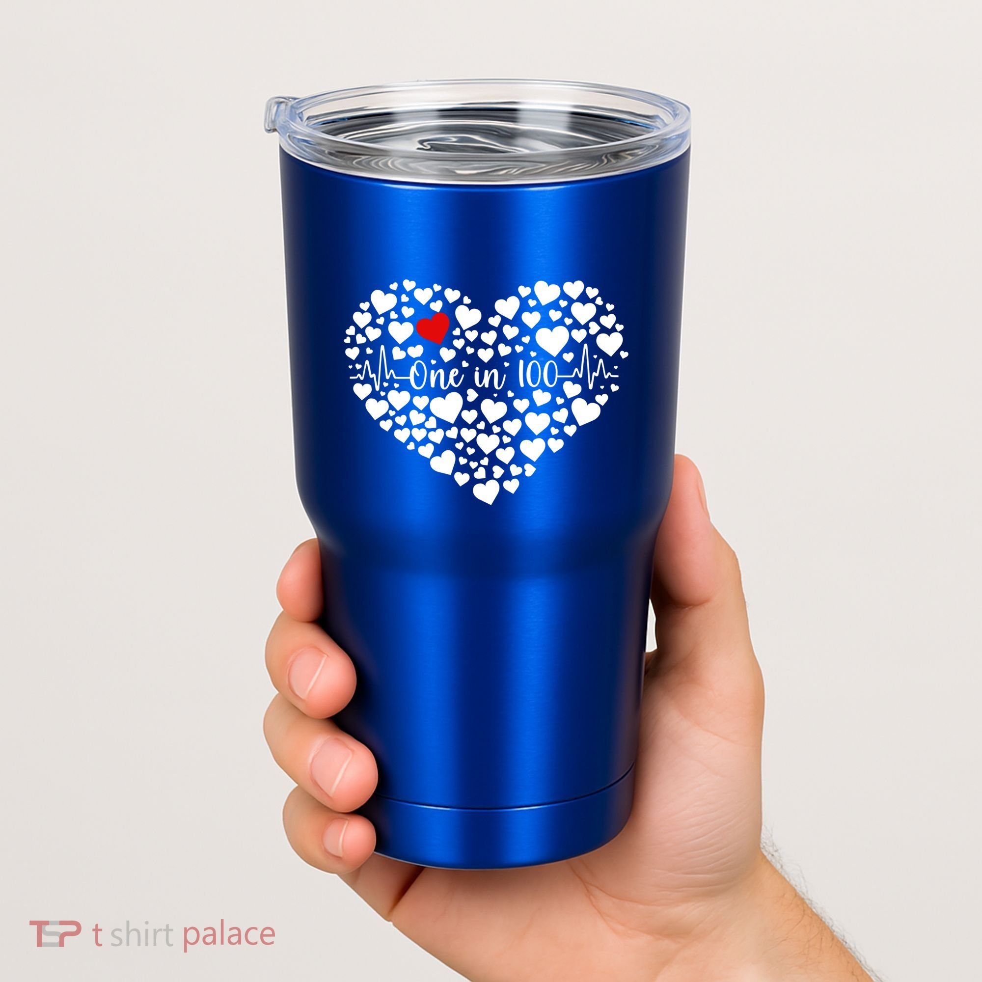 One In 100 Chd Congenital Heart Disease Awareness Gift Tumbler