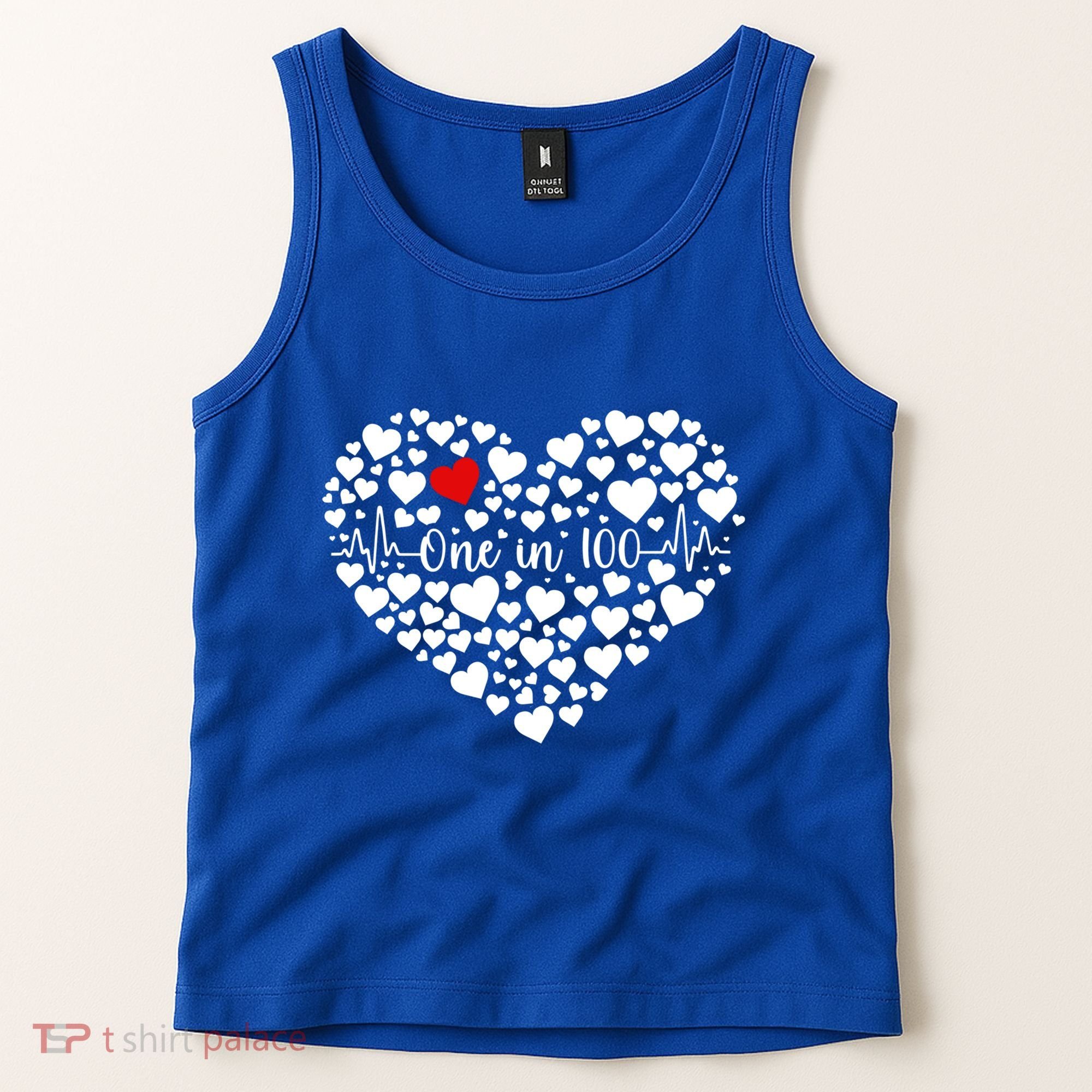 One In 100 Chd Congenital Heart Disease Awareness Gift Tank Top