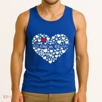 One In 100 Chd Congenital Heart Disease Awareness Gift Tank Top thumb 3