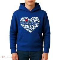 One In 100 Chd Congenital Heart Disease Awareness Gift Kids Hoodie thumb 4