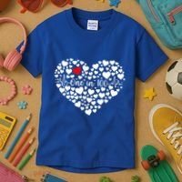 One In 100 Chd Congenital Heart Disease Awareness Gift Kids T-Shirt thumb 3
