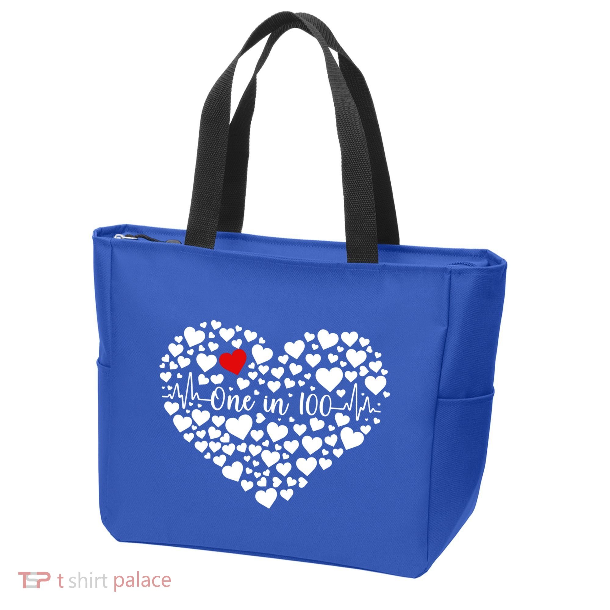 One In 100 Chd Congenital Heart Disease Awareness Gift Tote Bag