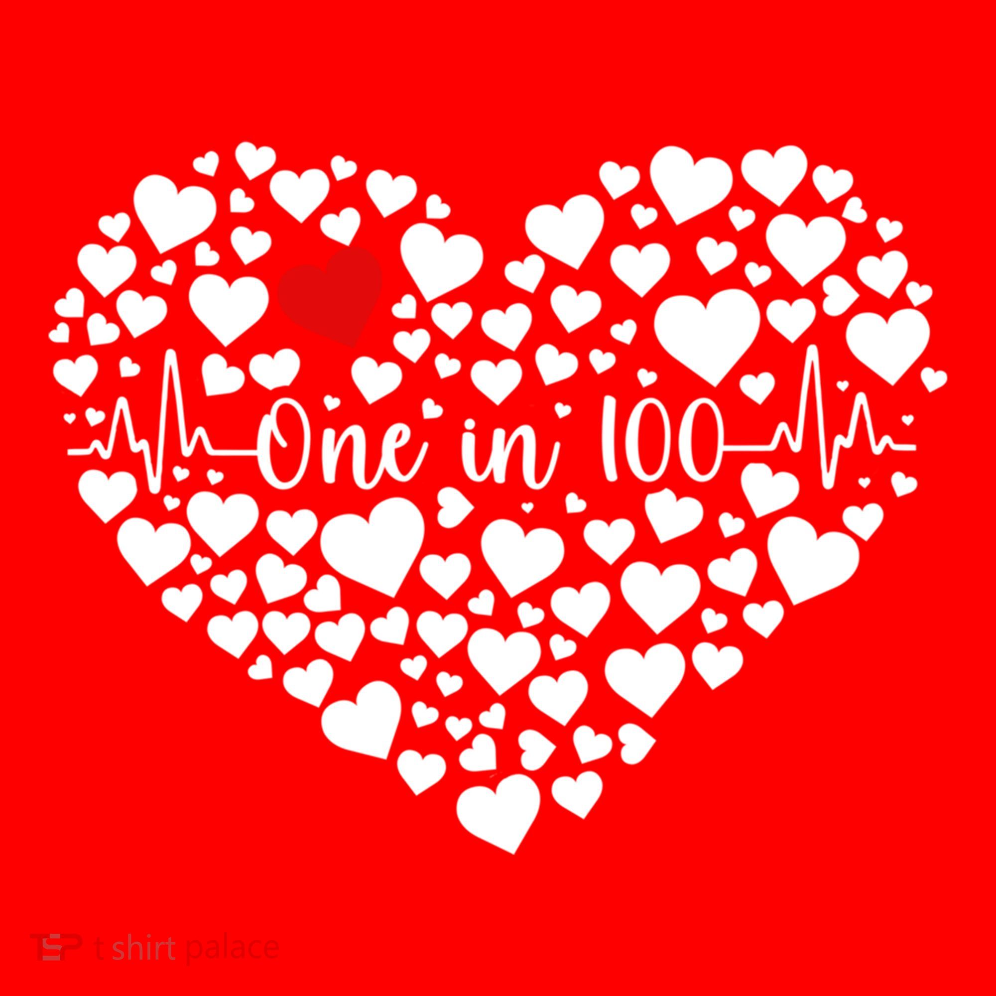 One In 100 Chd Congenital Heart Disease Awareness Gift Santa Hat