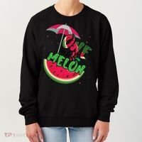 One In A Melon Adorable Cute Fun Summer Watermelon Gift Tee Women's Sweatshirt thumb 0