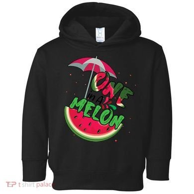One In A Melon Adorable Cute Fun Summer Watermelon Gift Tee Toddler Hoodie