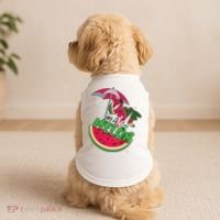 One In A Melon Adorable Cute Fun Summer Watermelon Gift Tee Doggie Tank thumb 2