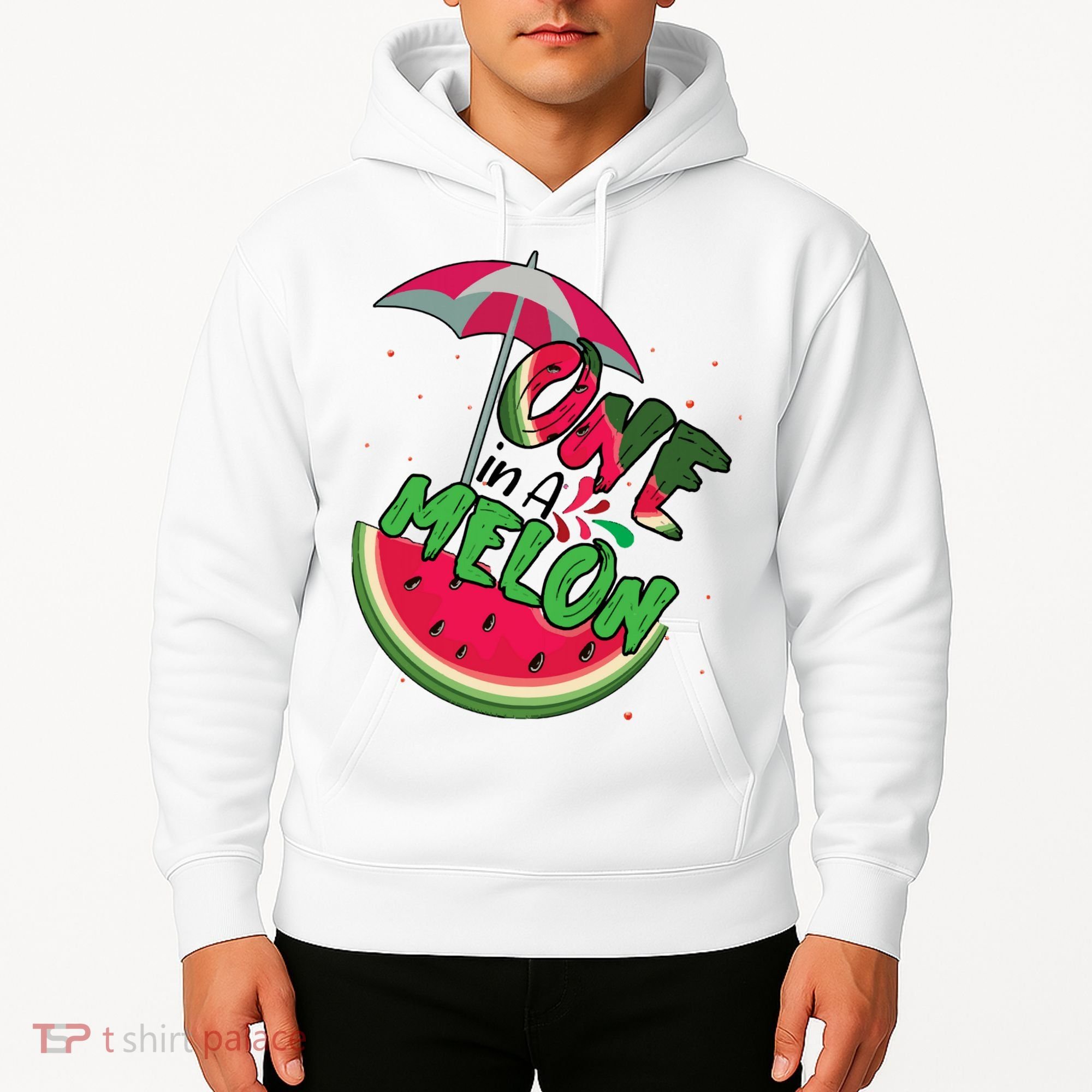 One In A Melon Adorable Cute Fun Summer Watermelon Gift Tee Hoodie