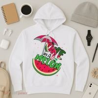 One In A Melon Adorable Cute Fun Summer Watermelon Gift Tee Hoodie thumb 3