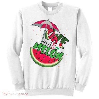 One In A Melon Adorable Cute Fun Summer Watermelon Gift Tee Sweatshirt