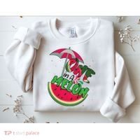 One In A Melon Adorable Cute Fun Summer Watermelon Gift Tee Sweatshirt thumb 2