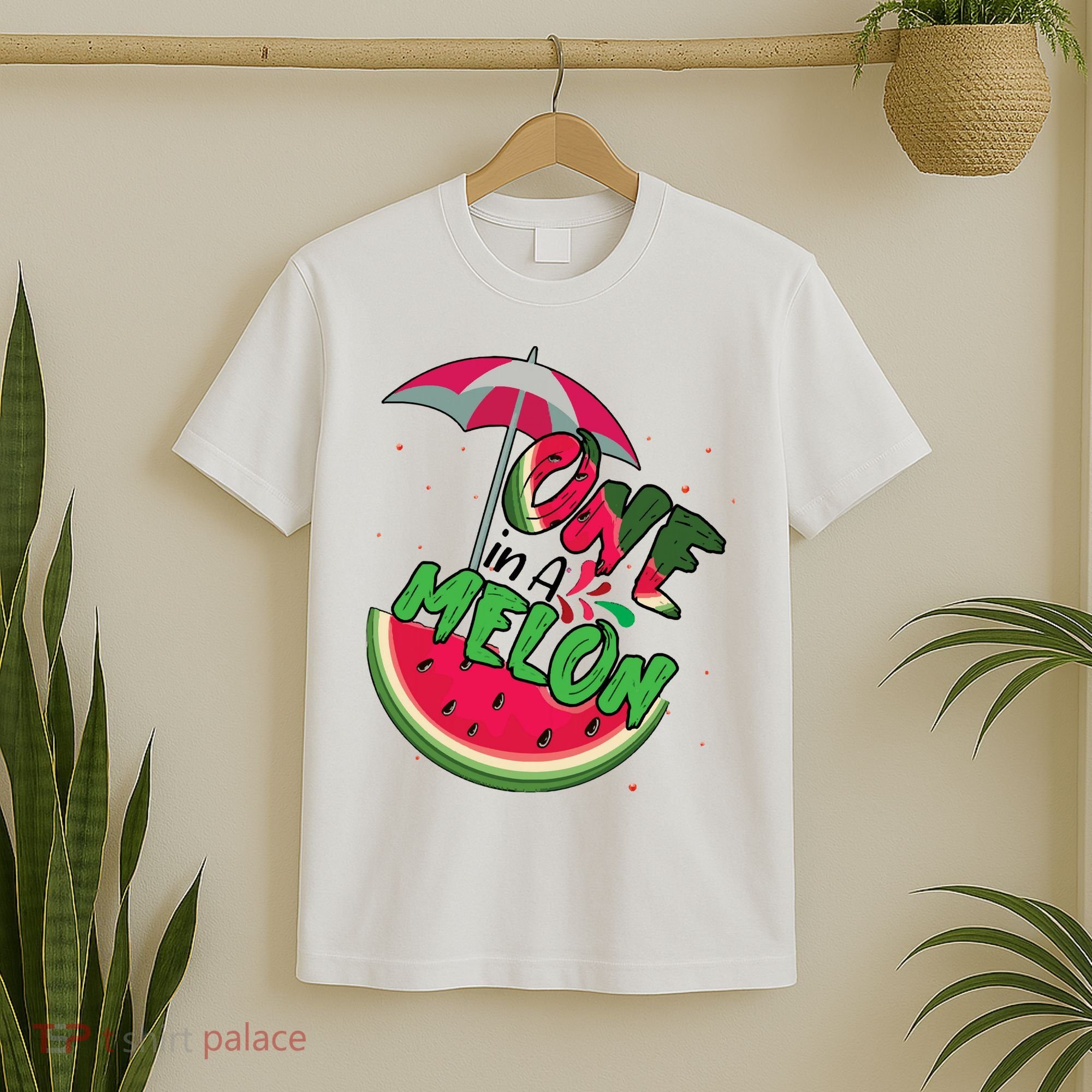 One In A Melon Adorable Cute Fun Summer Watermelon Gift Tee T-Shirt
