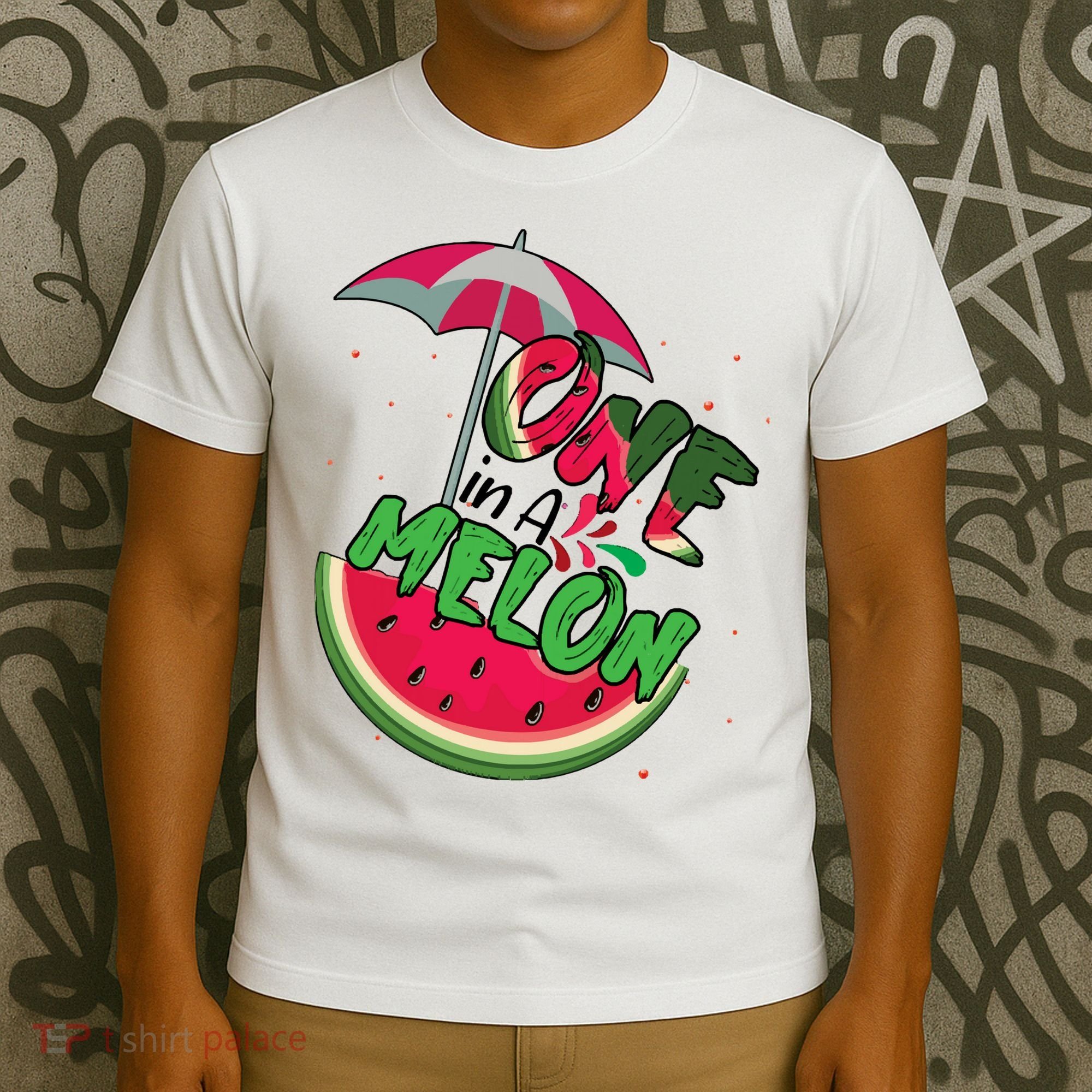 One In A Melon Adorable Cute Fun Summer Watermelon Gift Tee T-Shirt