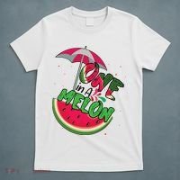One In A Melon Adorable Cute Fun Summer Watermelon Gift Tee T-Shirt thumb 5