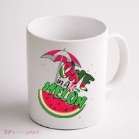 One In A Melon Adorable Cute Fun Summer Watermelon Gift Tee Coffee Mug thumb 1