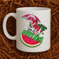 One In A Melon Adorable Cute Fun Summer Watermelon Gift Tee Coffee Mug thumb 2