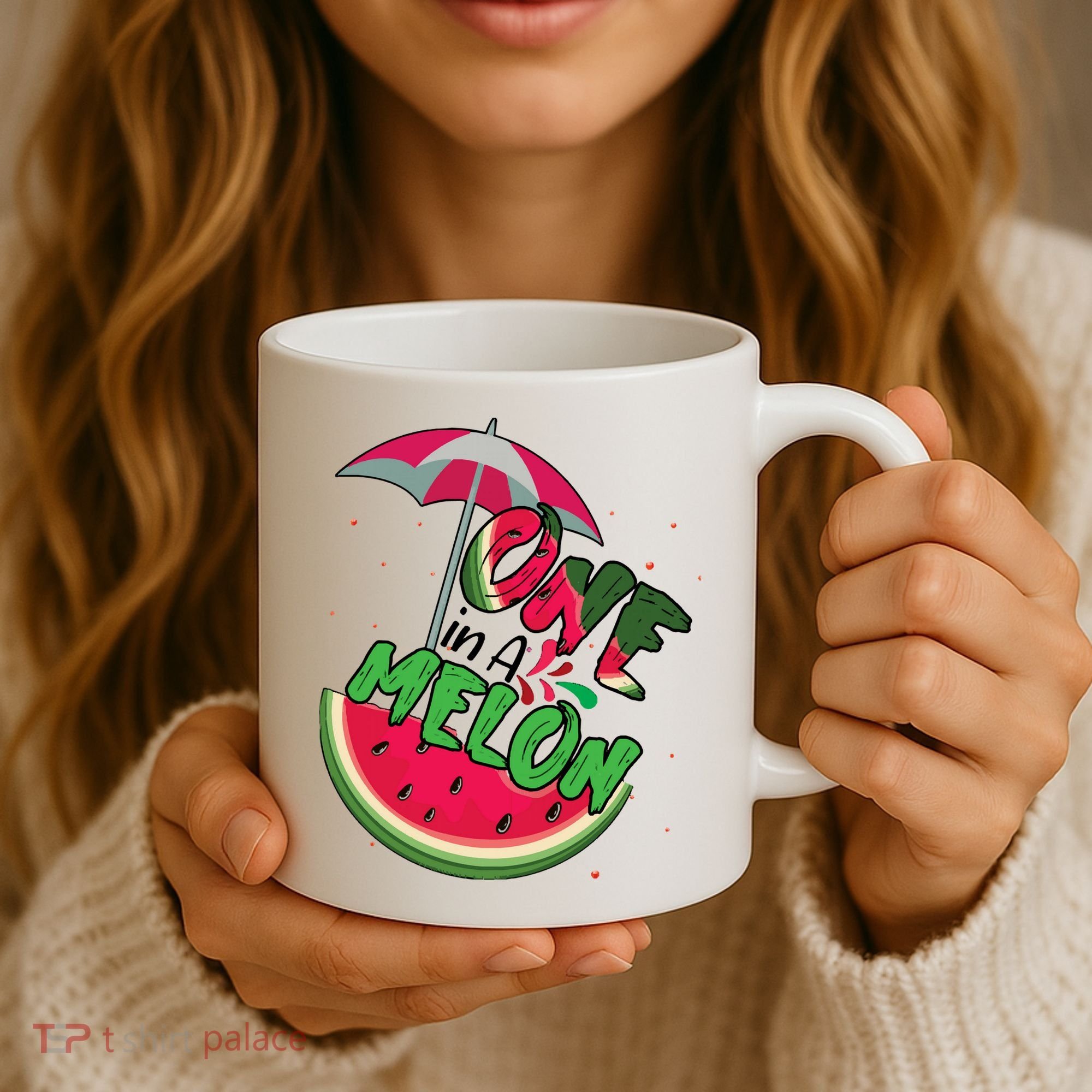 One In A Melon Adorable Cute Fun Summer Watermelon Gift Tee Coffee Mug