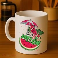 One In A Melon Adorable Cute Fun Summer Watermelon Gift Tee Coffee Mug thumb 4