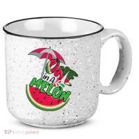 One In A Melon Adorable Cute Fun Summer Watermelon Gift Tee 15oz Campfire Ceramic Mug thumb 0