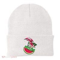 One In A Melon Adorable Cute Fun Summer Watermelon Gift Tee Beanie thumb 0