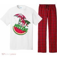 One In A Melon Adorable Cute Fun Summer Watermelon Gift Tee Pajama Set thumb 0